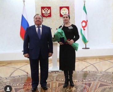 Поздравляем Х. А. Чумакову с высокой наградой